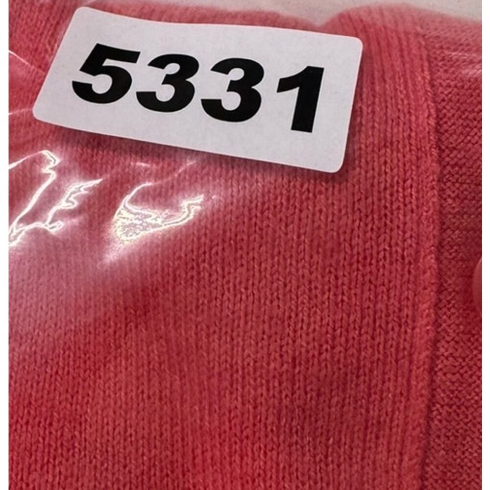 Eddie Bauer Womens Medium 3/4 Sleeve Button Front Cardigan Sweater Coral Pink - Picture 10 of 10